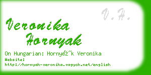 veronika hornyak business card